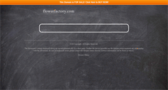 Desktop Screenshot of flowerfactory.com