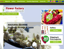 Tablet Screenshot of flowerfactory.in